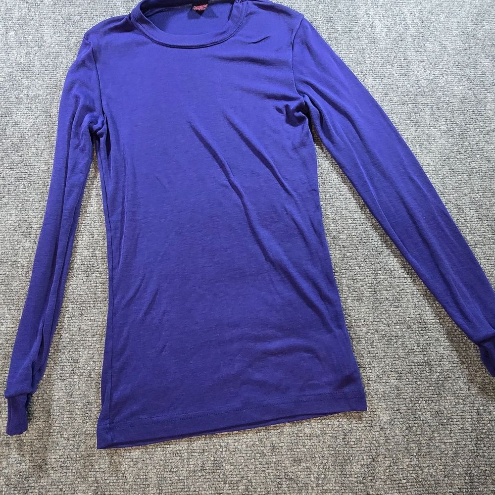 Patagonia Womens XS Blue Base Layer Long Sleeve Lightweight Outdoor Top